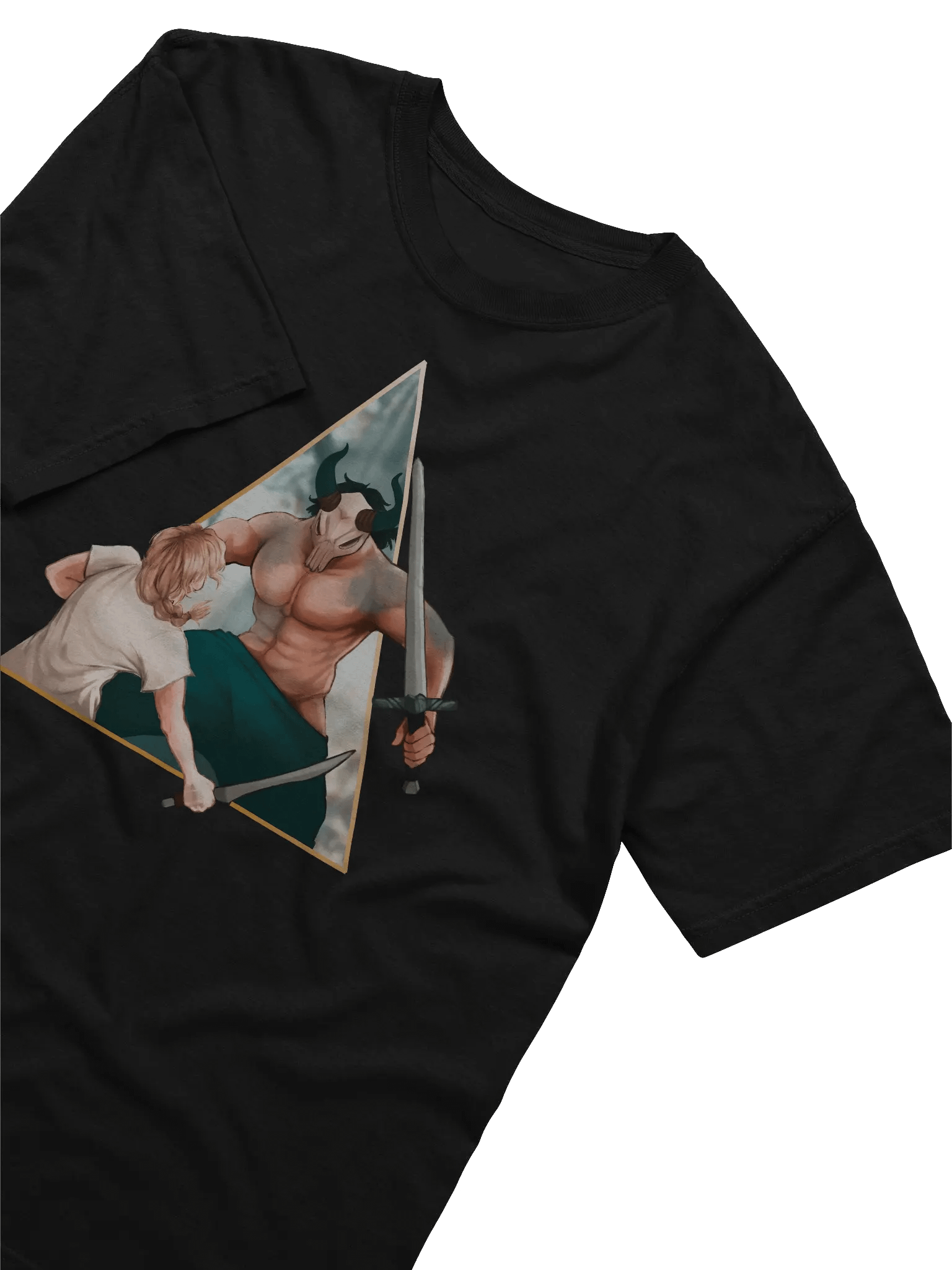 THE LESHY vs ISHANI Heavyweight T-Shirt - from Short Film Quest for the Sylvan Blade (Lux Arcana) product image (9)