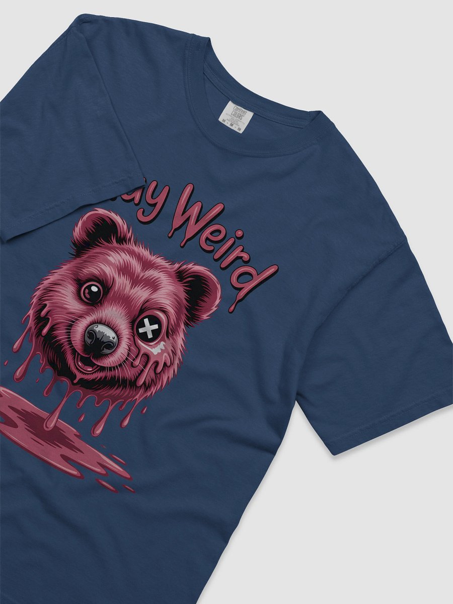 Stay Weird Creepy Cute Bear Graphic Tee product image (3)