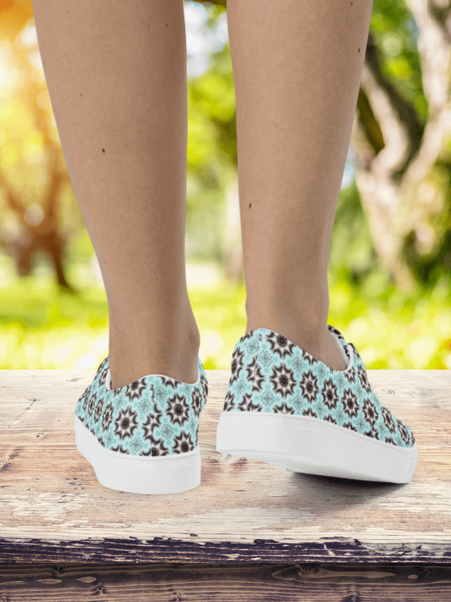 Symmetry in Bloom Canvas Shoes product image (3)