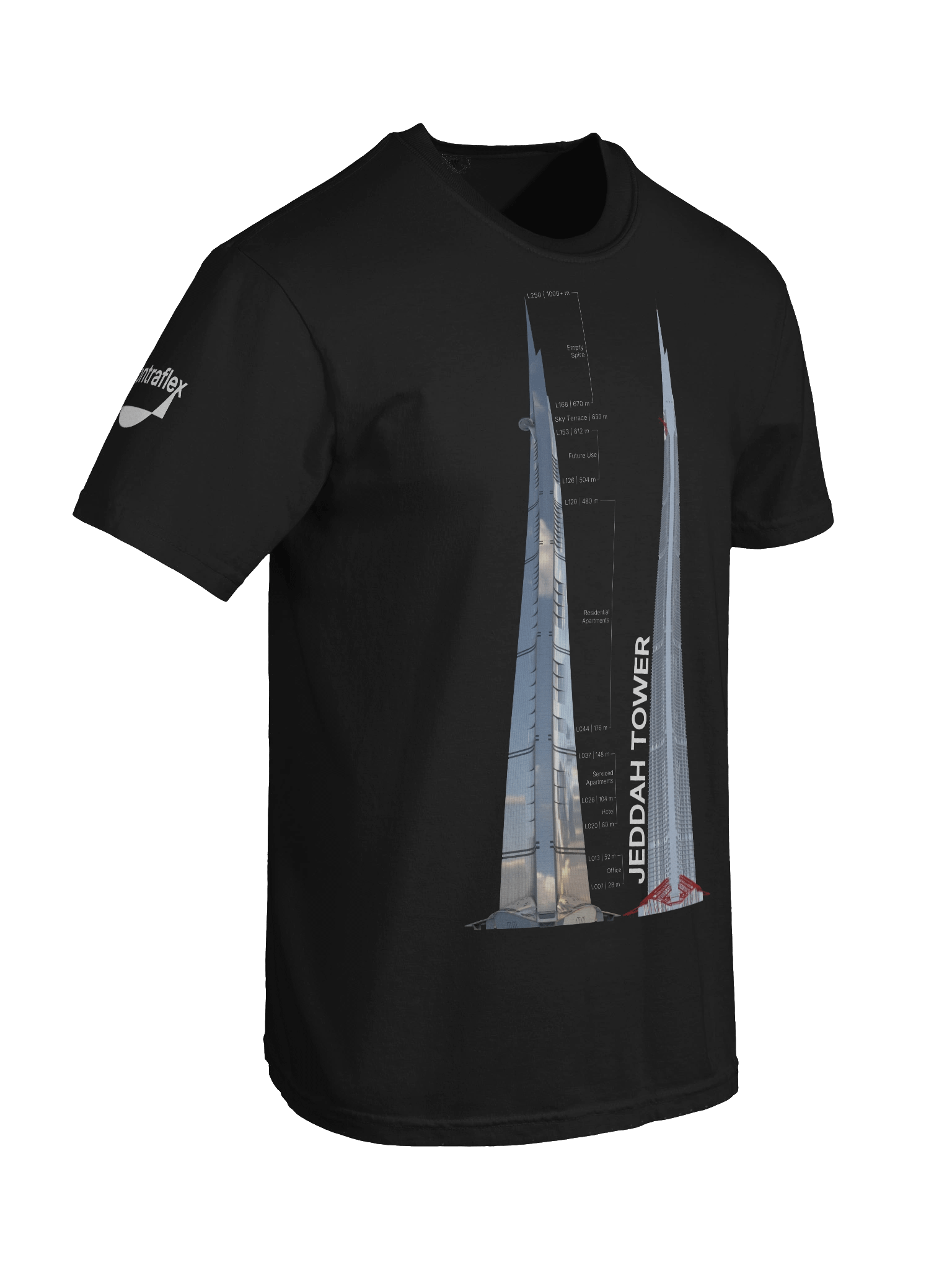 Jeddah Tower T-Shirt (Black) product image (2)