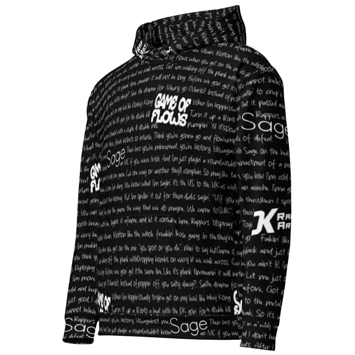Game of Flows - DK Rap Artist & Sage - BLACK - Unisex Hoodie product image (1)