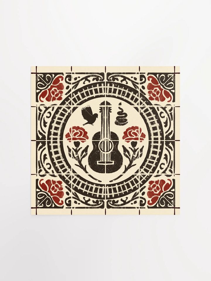Hadestown Spanish Tile Poster – Enhanced Matte Broadway Folk Mythology Print product image (4)