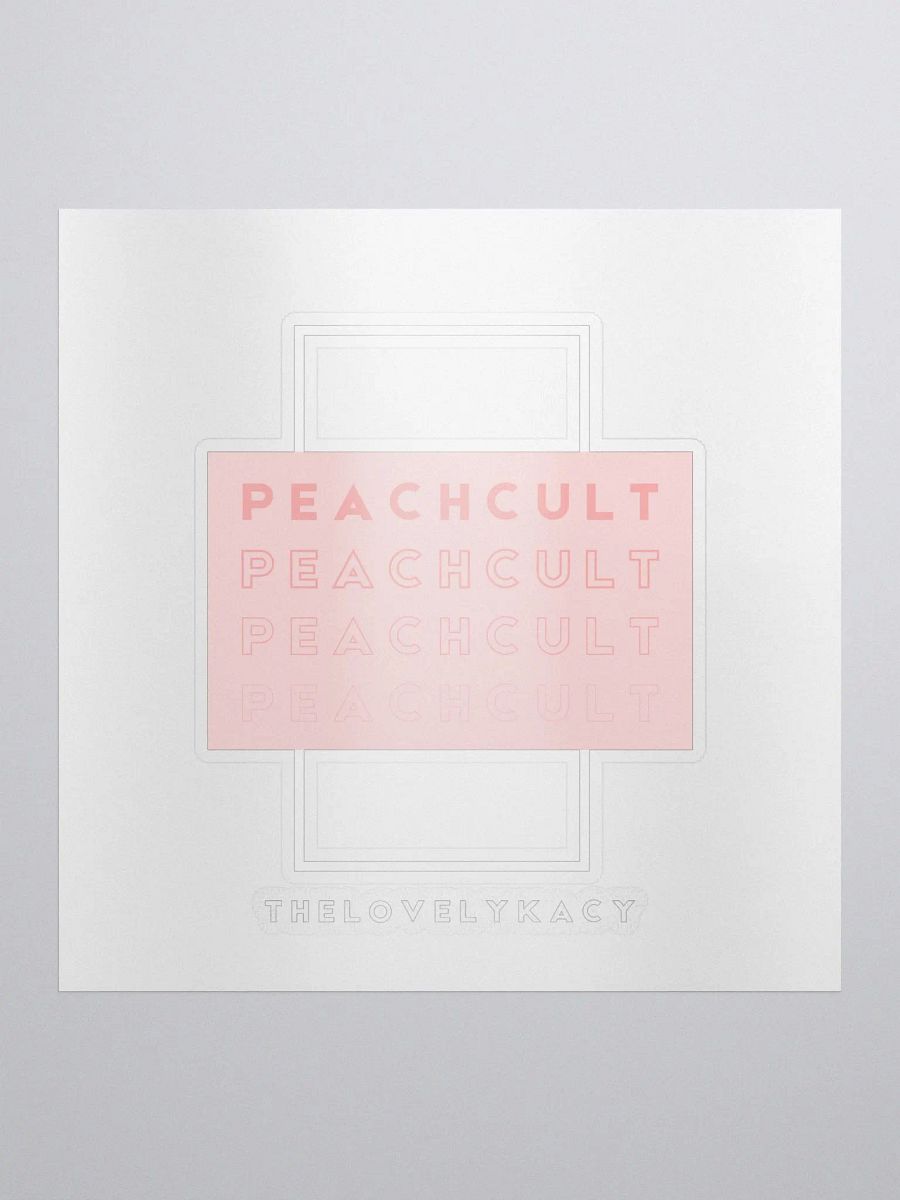 PEACHCULT Sticker product image (1)