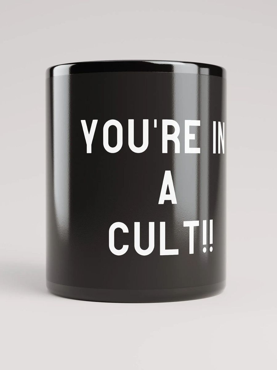 Pris- You're In A Cult - Black Glossy Mug product image (5)