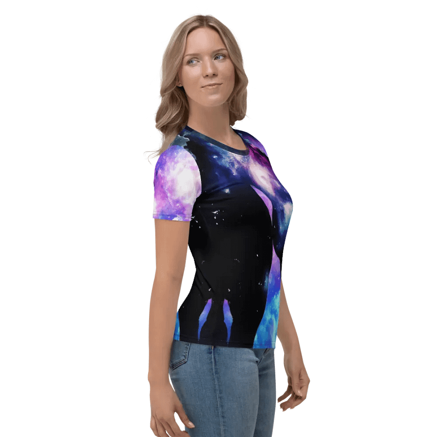 Spaced horse - nebula horses T shirt product image (6)