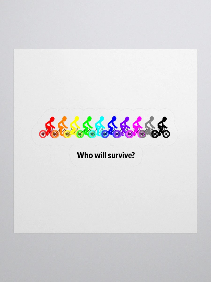 MIKAN Bicycle Sticker(Who will survive？) product image (4)