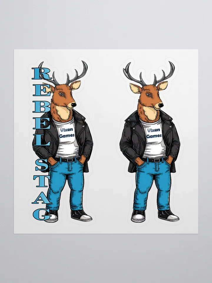 Rebel Stag Vinyl Stickers product image (2)