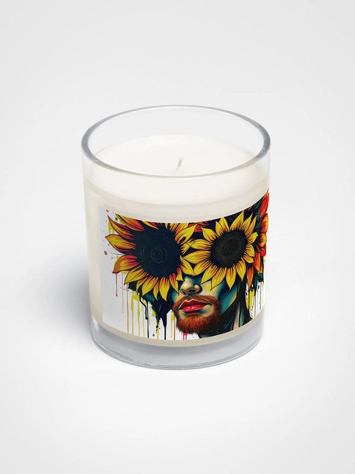 Van Gogh's Sunflower Gaze Soy Wax Candle product image (2)