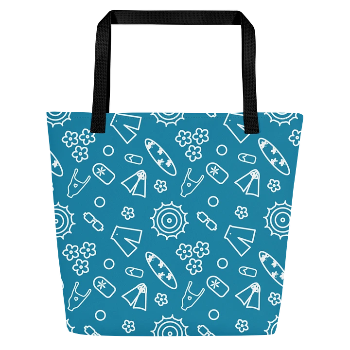 Beach Necessities Pattern All Over Print Tote product image (1)