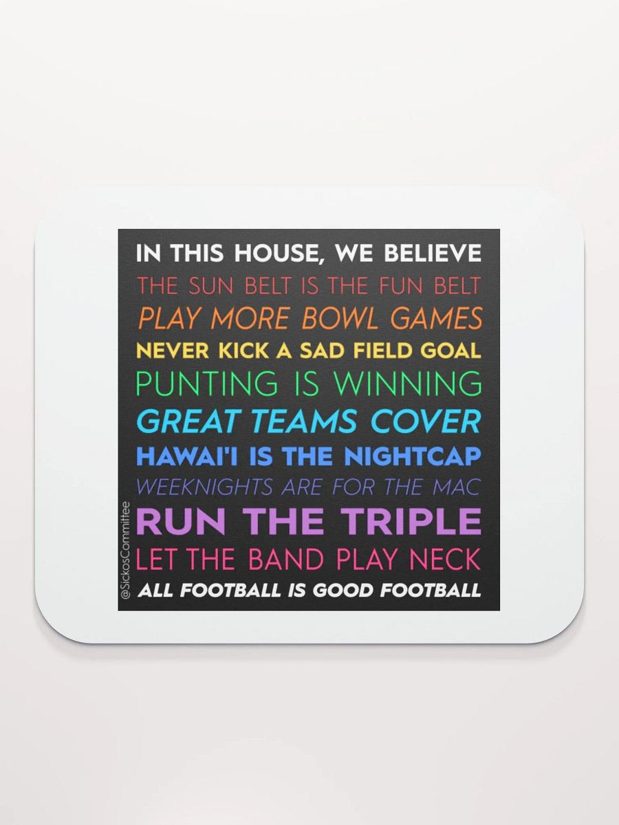 In This House Mouse Pad product image (2)