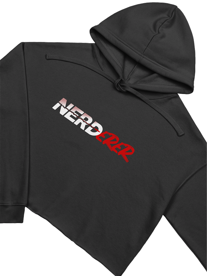 NERDerer Crop Hoodie (Dark) product image (2)
