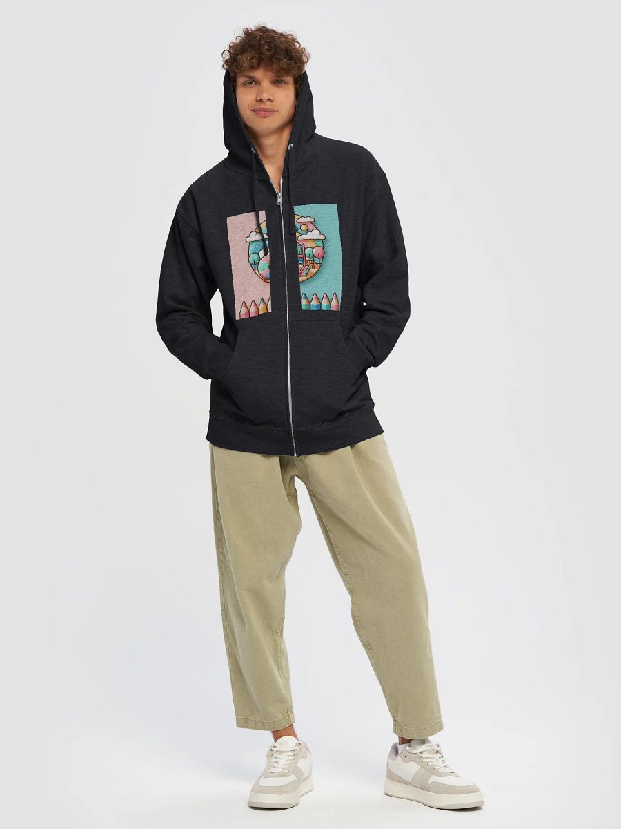 Playful Playground Circle Zip-Up Hoodie product image (26)
