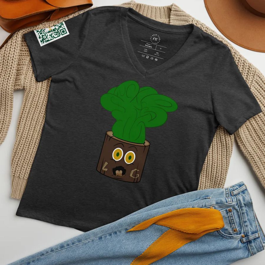 F*Seattle Log Women's V neck product image (6)