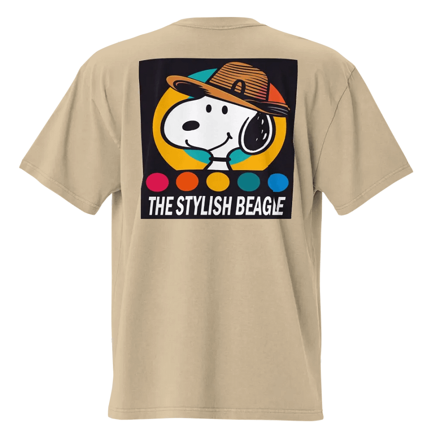 Stylish Beagle Faded T-Shirt product image (5)