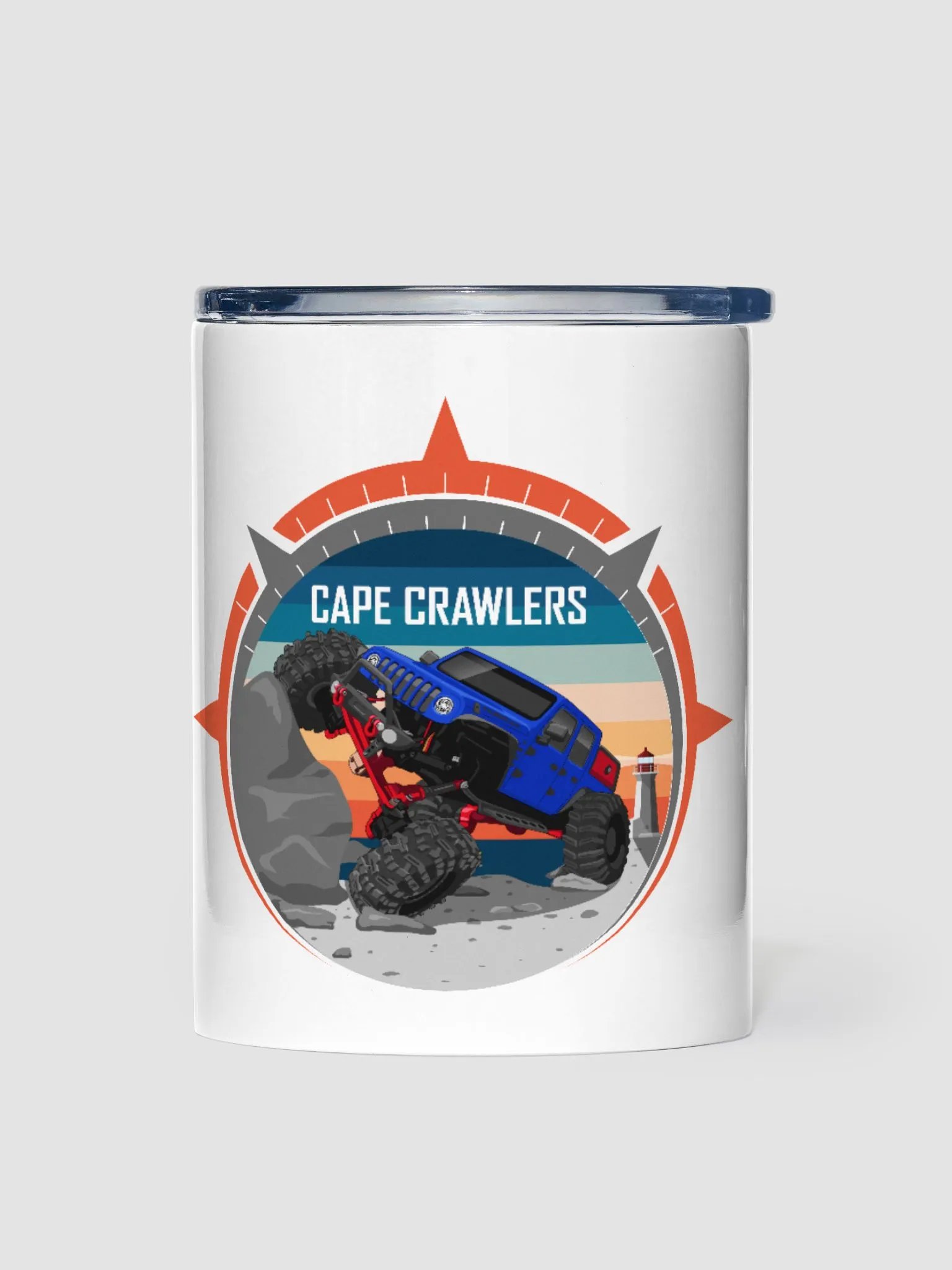 Compass Logo 10oz Stainless Steel Tumbler product image (1)