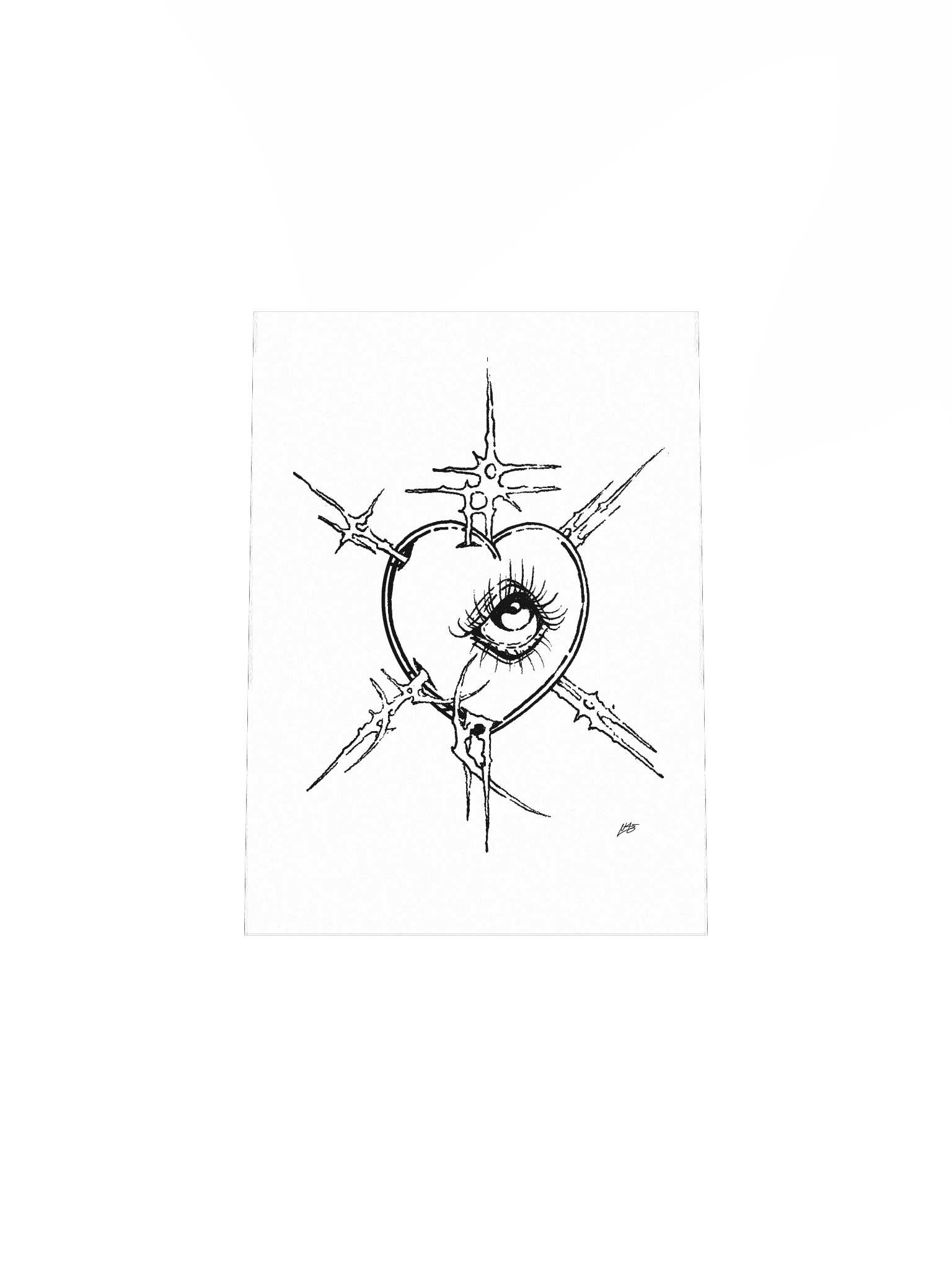 HEART SIGIL PRINT product image (33)