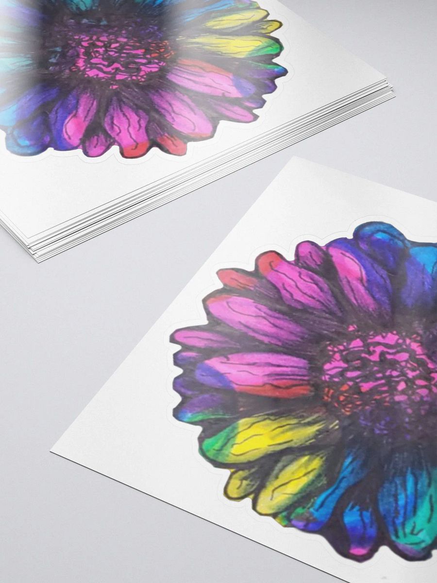 Tie-dye Flower Sticker product image (5)