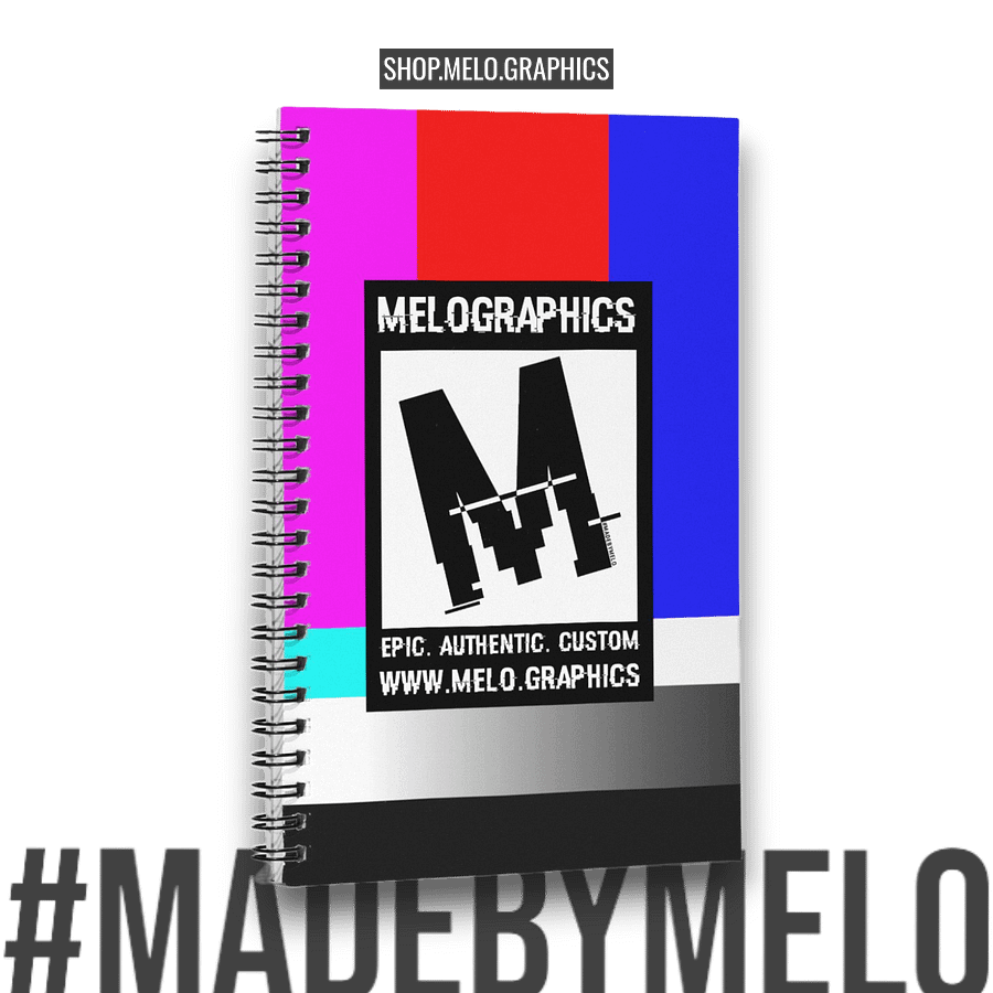 Rated M for MELO TV Spiral Notebook - 5.5x8.5