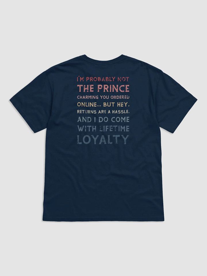 Romantic But Sarcasm about Relationship Quote Unisex T-Shirt (Back Side Design) product image (1)