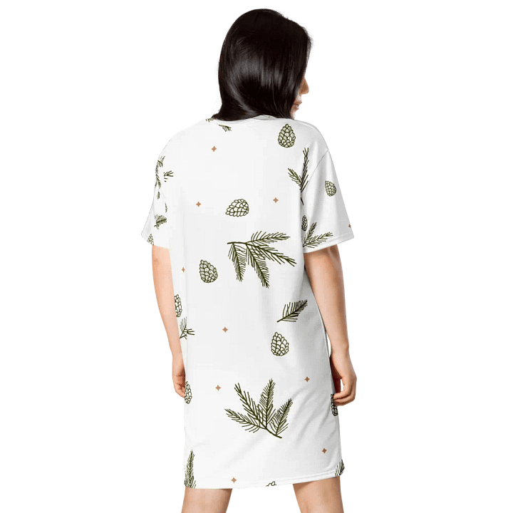 Pine Cone Paradise T-Shirt Dress product image (2)