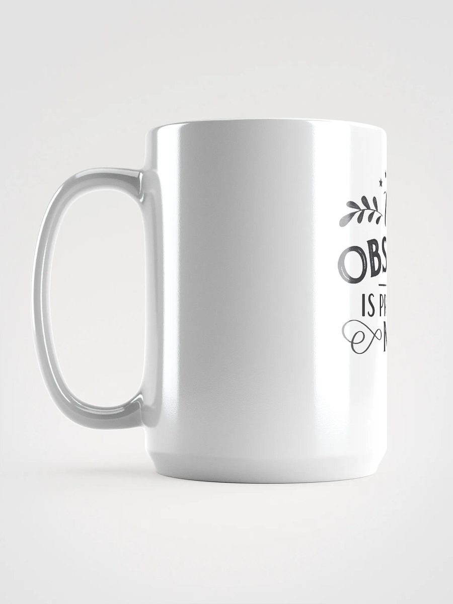 Obstacle Reflection White Glossy Mug product image (6)