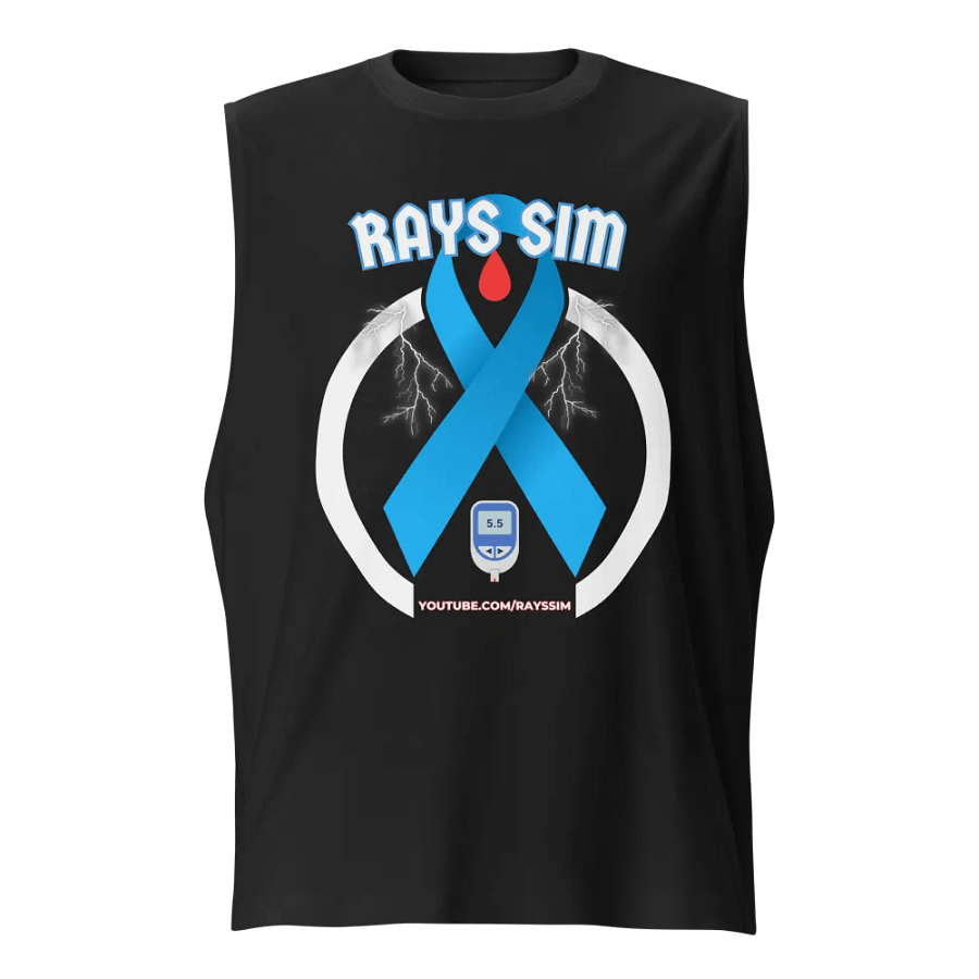 RAYS SIM Awareness Emblem Muscle Tank product image (1)