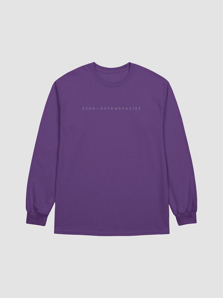 zero dependencies long sleeve t-shirt product image (1)
