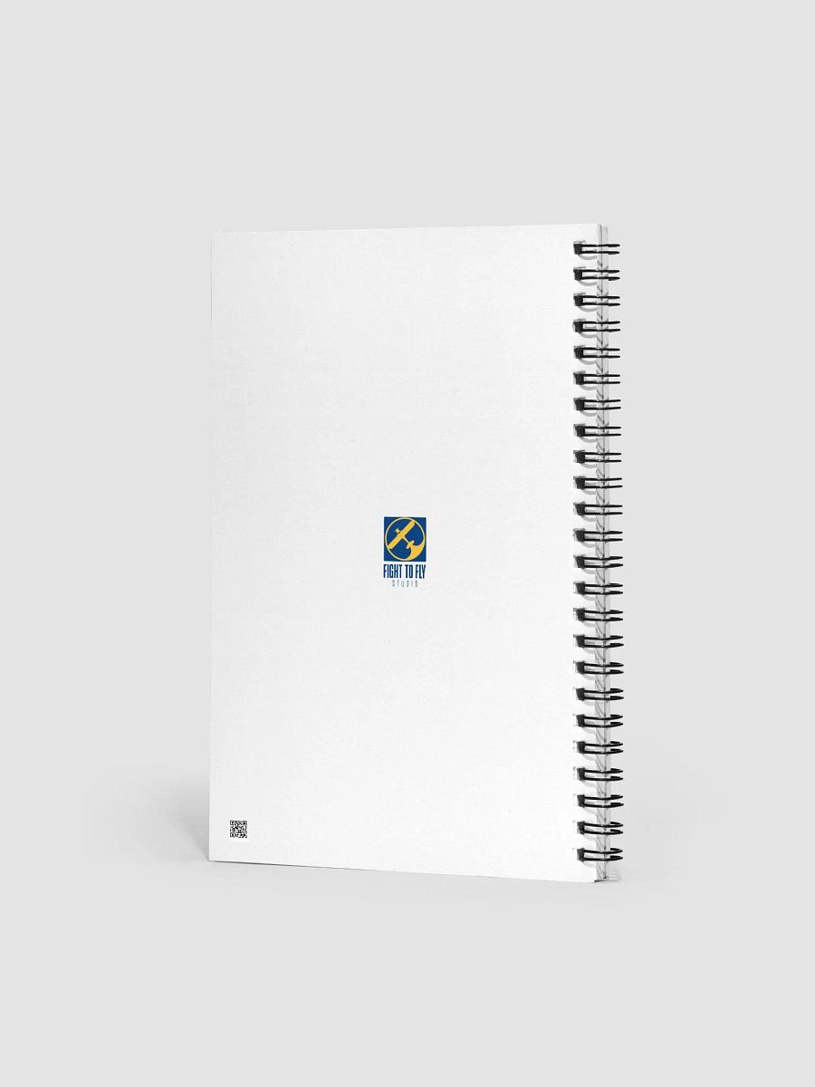 Fly More Worry Less - Biplane - Spiral Notebook product image (2)