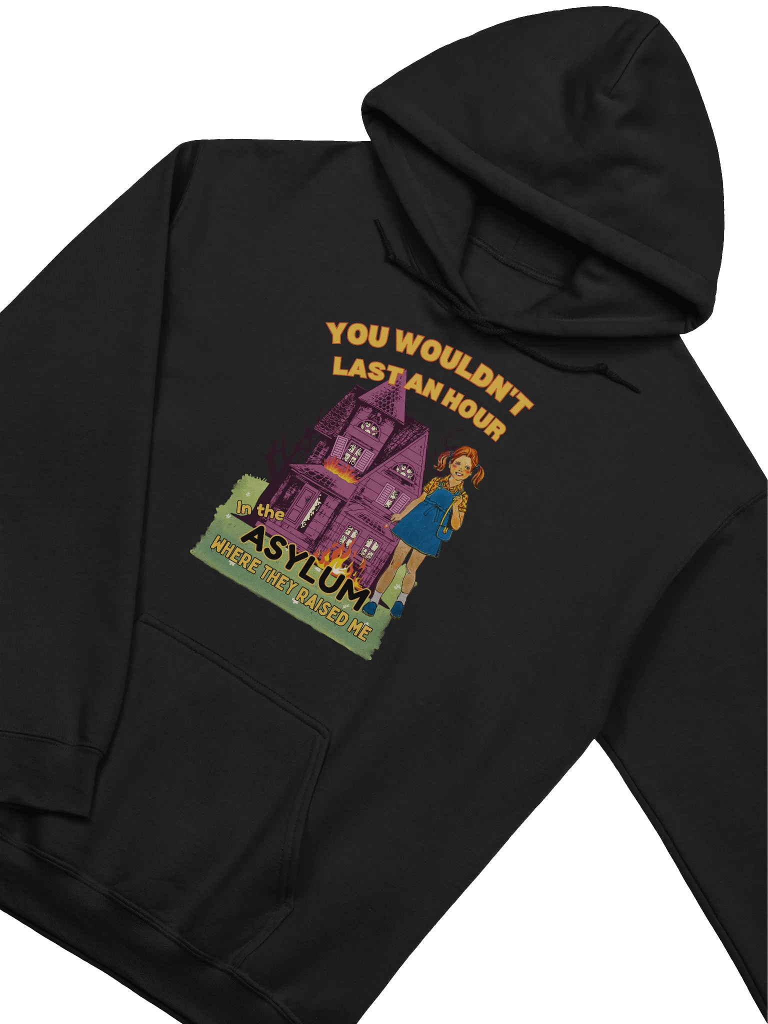 You Would't Last An Hour In The Asylum Where They Raised Me Hoodie product image (2)