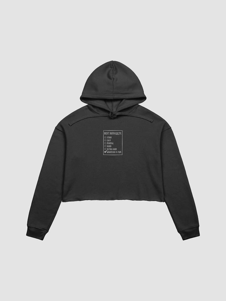 BEST DIFFICULTY - Cropped Hoodie product image (2)