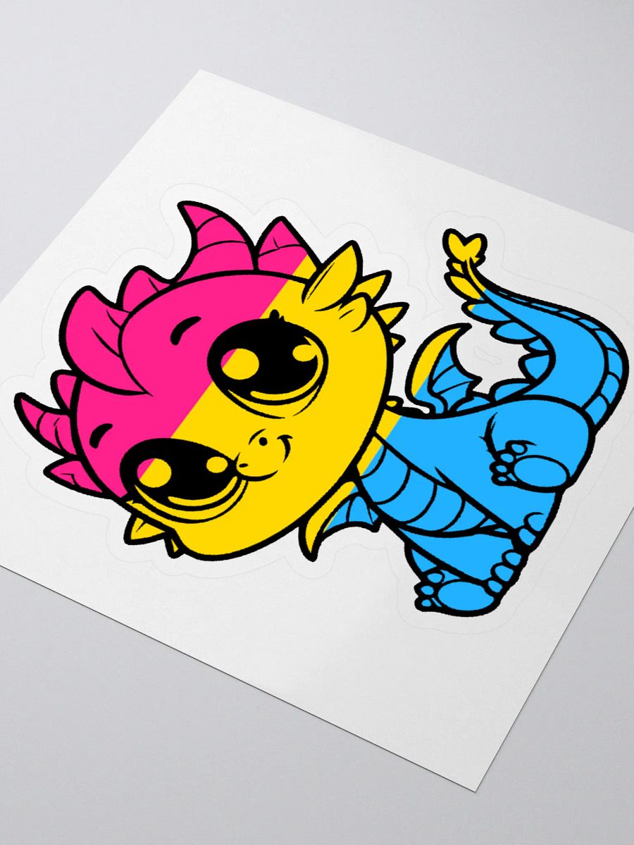 Pansexual Pride Dragon Sticker product image (3)