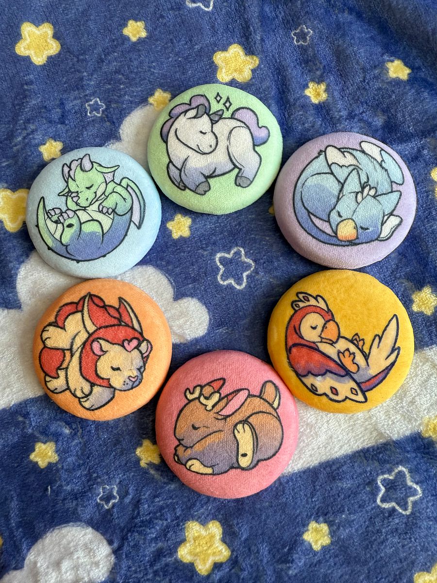 Snories Squishy Button Pins product image (1)