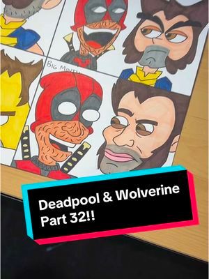 Replying to @darknight2734 i think im gonna stop this at 40 so keep throwing out your suggestions!! #fyp #deadpool #deadpoolandwolverine #wolverine #ryanreynolds #hughjackman #marvel #mcu #meme #xmen #bigmouth #bigmouthnetflix #art #artistsoftiktok #drawing #viral 