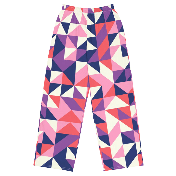 BUIII Dynamic Geometry: Amethyst Dawn Wide-Leg Pants product image (1)