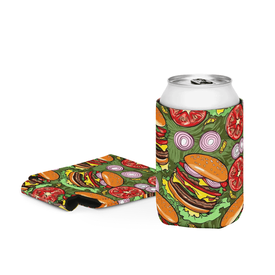 Hamburger BBQ Bliss Hawaiian Koozie product image (4)