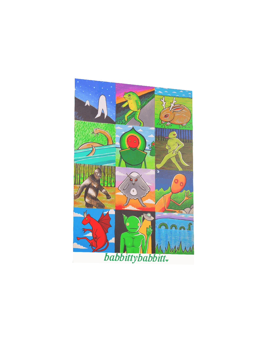 Cryptids poster print product image (3)