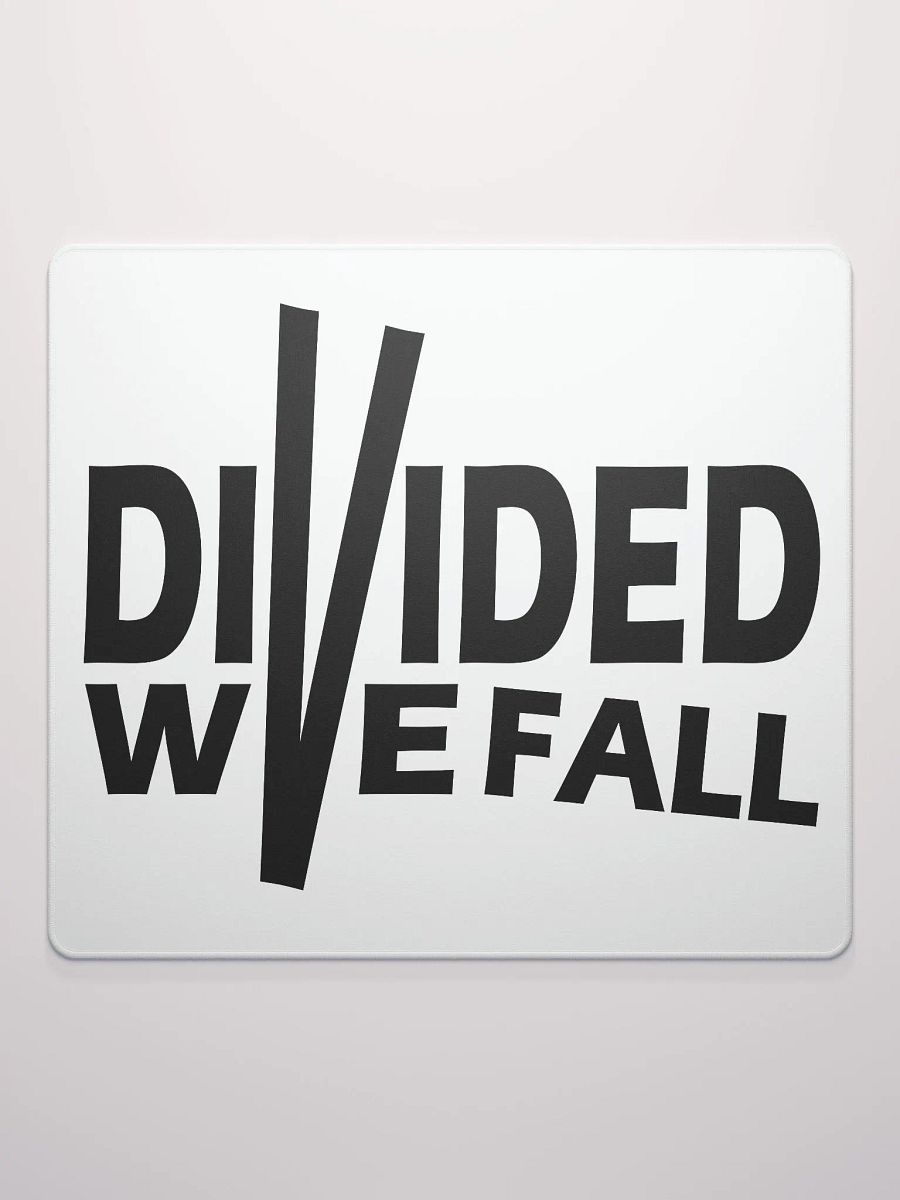 Divided We Fall - Black - Gaming Mouse Pad product image (1)