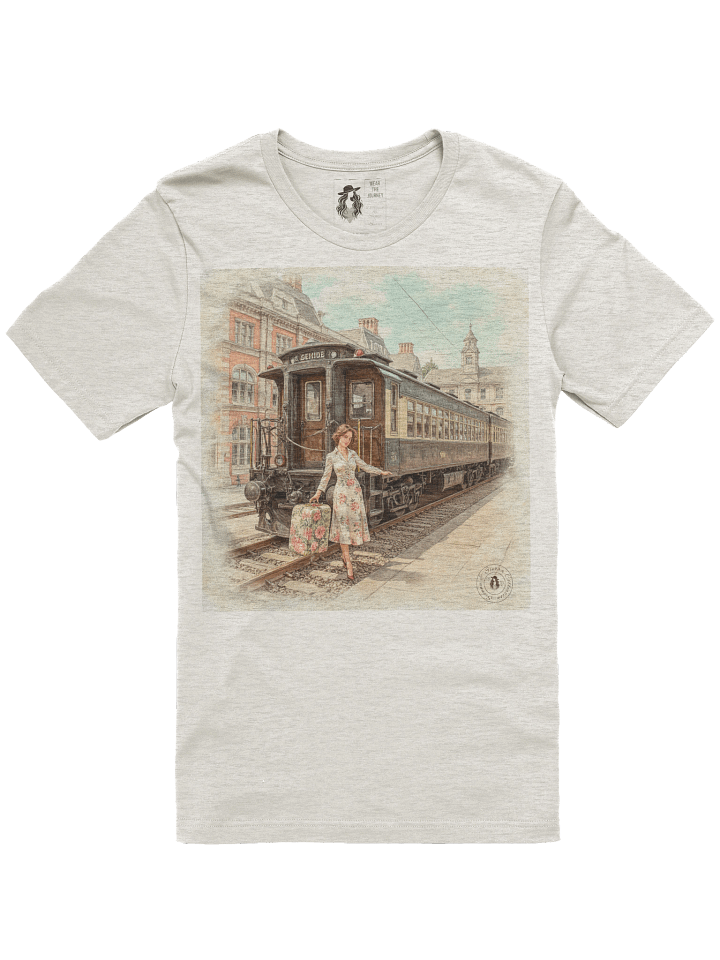 Vintage Train Travel T-Shirt – Romance of the Rails product image (1)