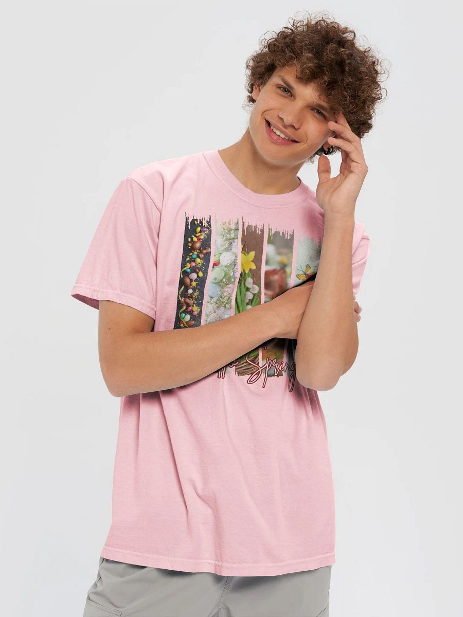 Hello Spring Brush Stroke Style Comfort Colors T-shirt product image (4)