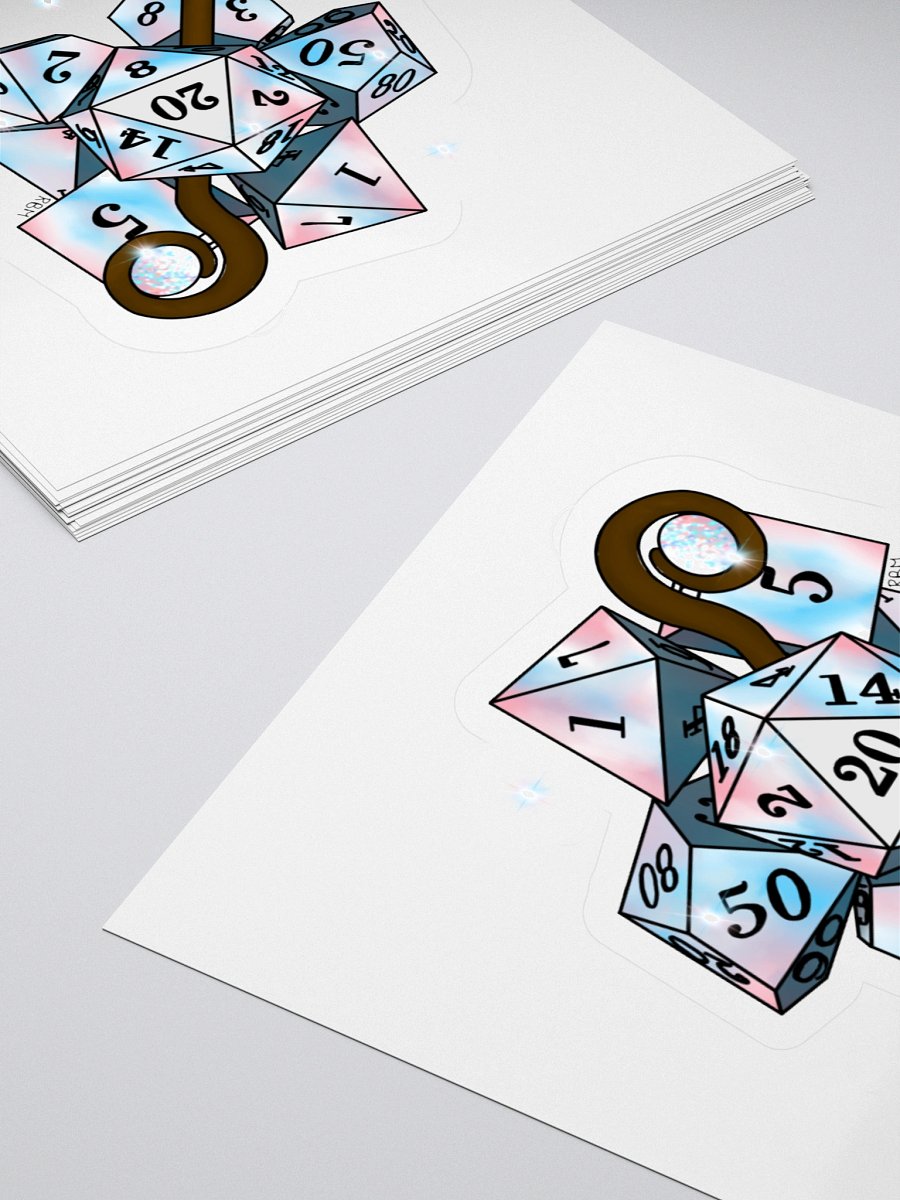 Trans Pride Dice Design product image (11)