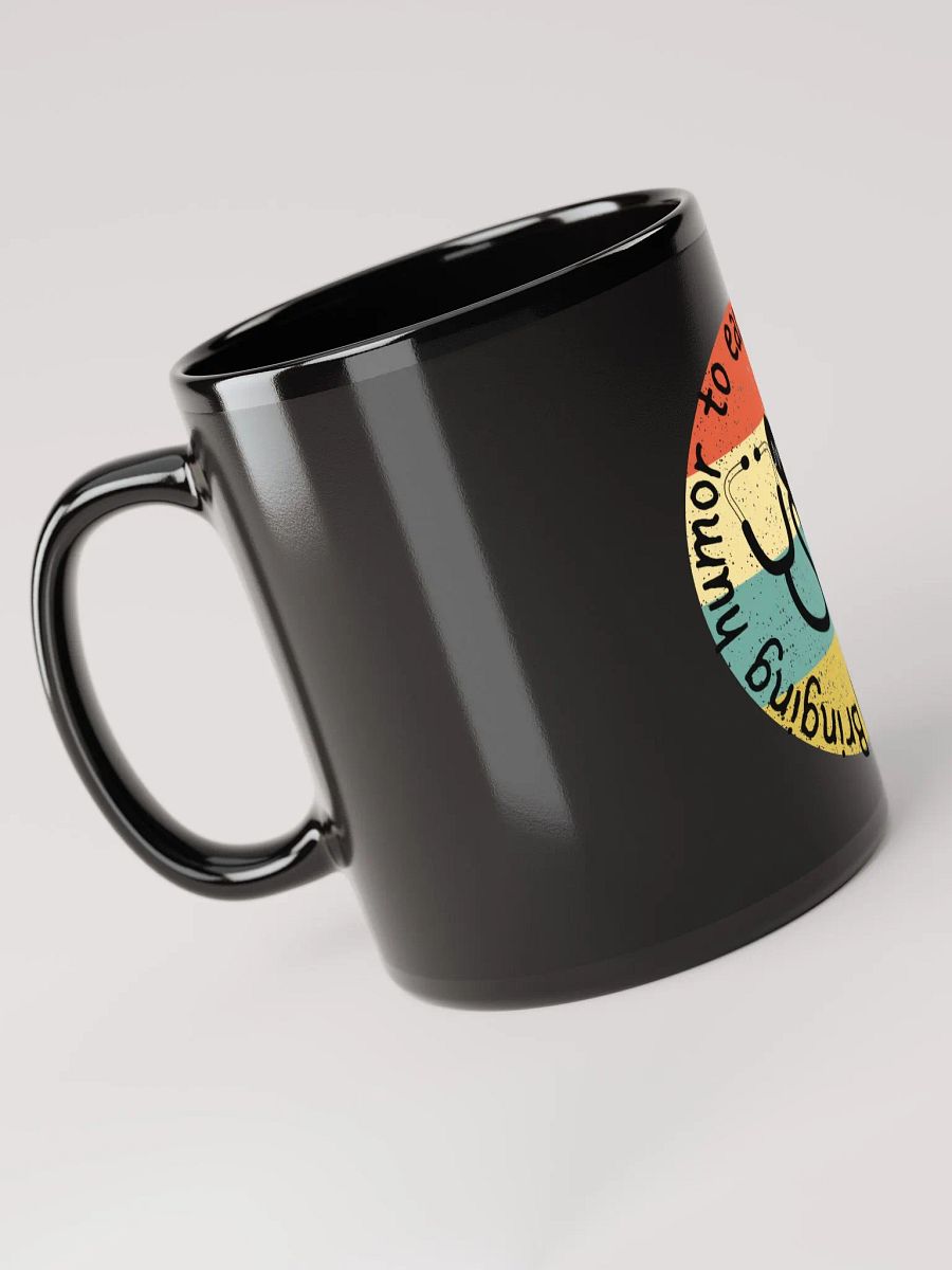 Bringing humor to each patient individually Black Glossy Mug product image (5)