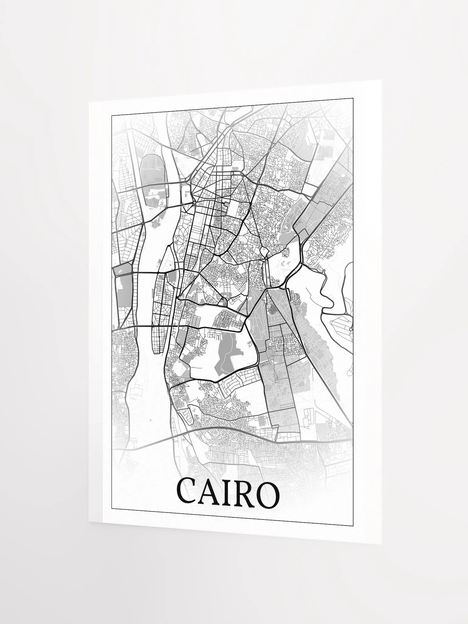 Cairo, Egypt, city map print product image (10)