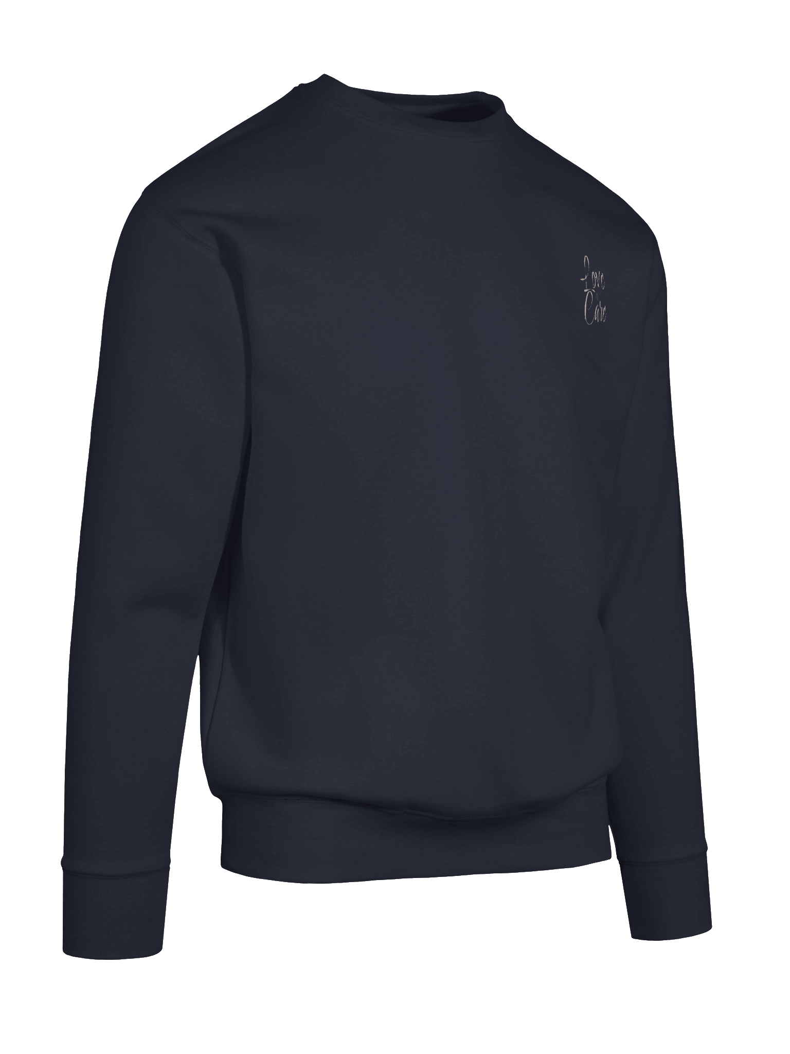 “Love Loudly, Care Deeply” Premium Navy Sweatshirt – Unisex Fit product image (10)