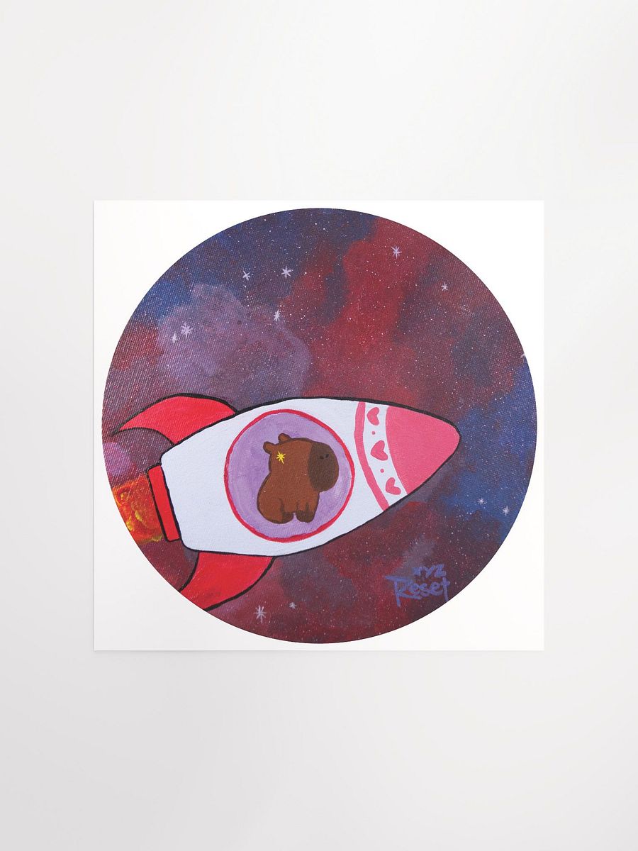 🌌 Espacio | Capybara Print product image (4)
