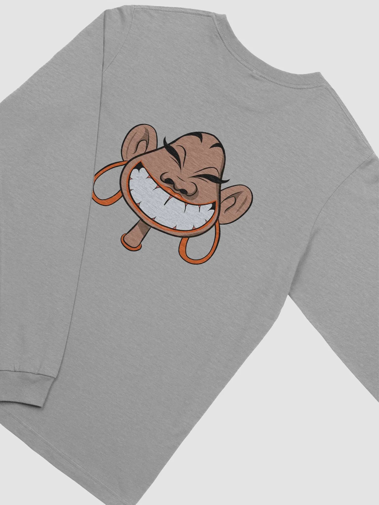 Laughing Single Cartoon Long Sleeve Tee product image (4)