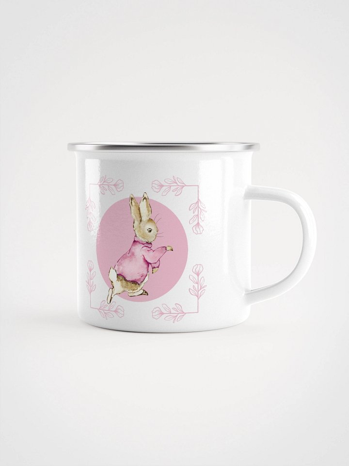 Floral Rabbit Enamel Adventure Mug product image (1)