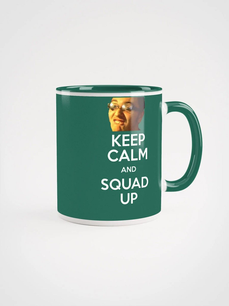 Keep Calm & Squad Up Mug (Green) product image (1)