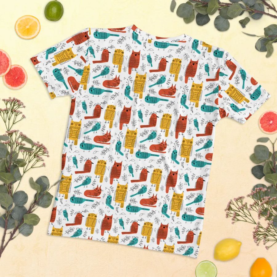 Vibrant Owl Delight: Perfect T-Shirt for Owl Lovers product image (11)