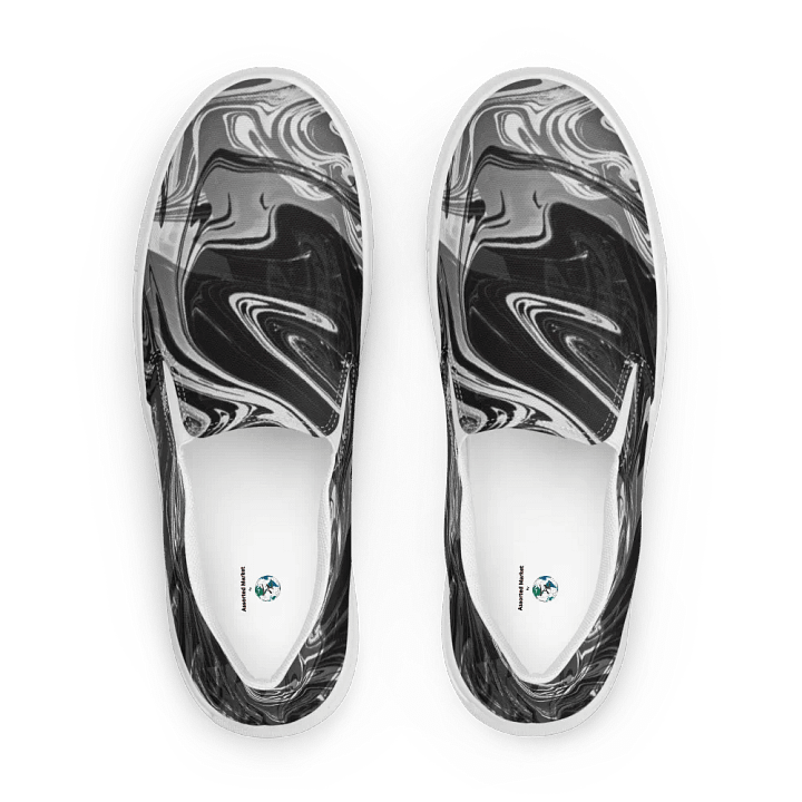 Fluid Chaos Men's Canvas Slip-On Shoes product image (1)
