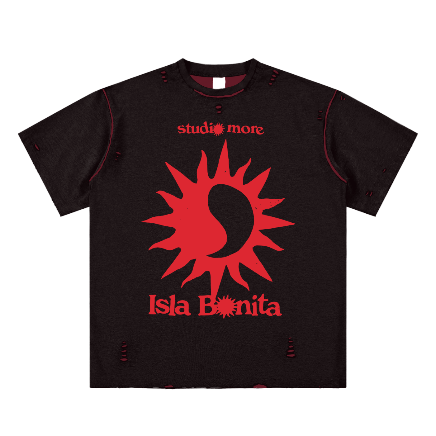 Isla Bonita Hand-frayed Reversible Tee product image (1)
